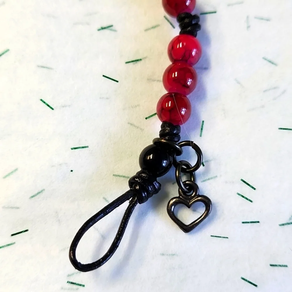**PRICE DROP**Red & Black Bracelet!